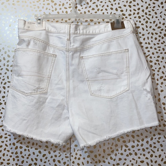 American Eagle 90’s Boyfriend Denim Shorts White - Picture 8 of 12